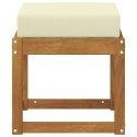 VidaXL Stołek Ławka na Zewnątrz Lite Drewno Akacji Naturalny