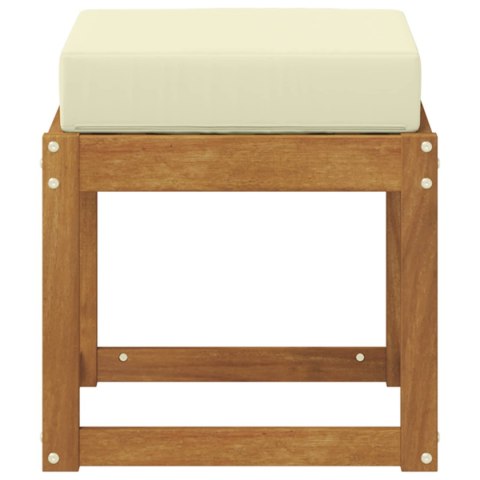 VidaXL Stołek Ławka na Zewnątrz Lite Drewno Akacji Naturalny