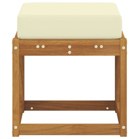 VidaXL Stołek Ławka na Zewnątrz Lite Drewno Akacji Naturalny