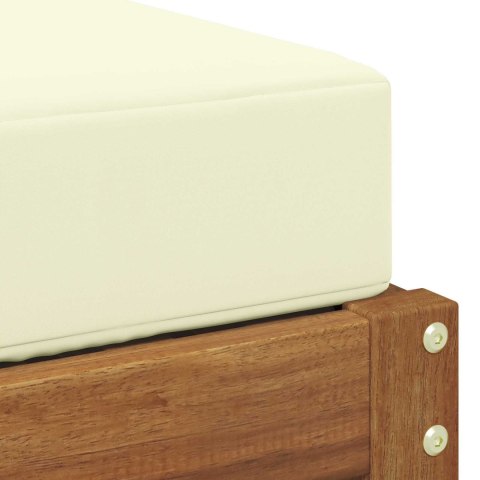 VidaXL Stołek Ławka na Zewnątrz Lite Drewno Akacji Naturalny