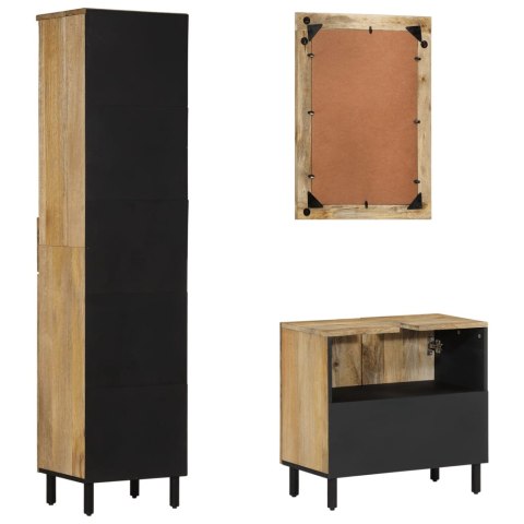 3-CZ. ZESTAW MEBLI ŁAZIENKOWYCH LITE DREWNO MANGO