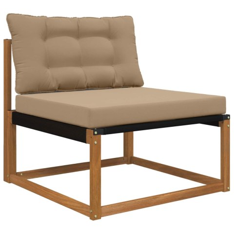 VidaXL Poduszka do sofy na zewnątrz 2 pcs Ciemnoszary Poliester