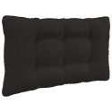 VidaXL Poduszka do sofy na zewnątrz 2 pcs Czarny Poliester