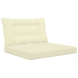 VidaXL Poduszka do sofy na zewnątrz 2 pcs Kremowy Poliester
