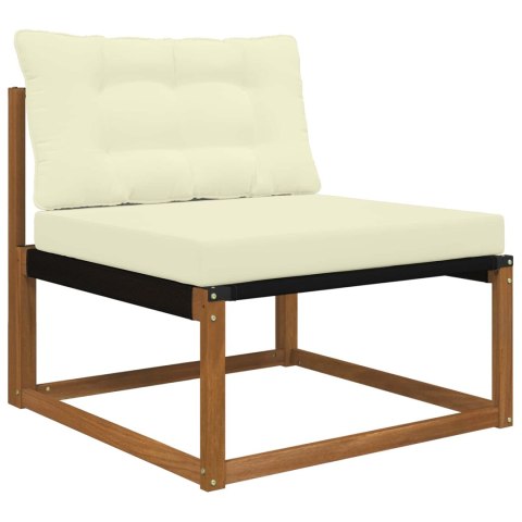 VidaXL Poduszka do sofy na zewnątrz 2 pcs Kremowy Poliester