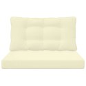 VidaXL Poduszka do sofy na zewnątrz 2 pcs Kremowy Poliester