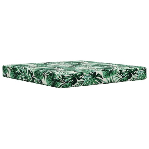 VidaXL Poduszka do sofy na zewnątrz 3 pcs Wzór liścia Poliester