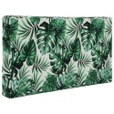 VidaXL Poduszka do sofy na zewnątrz 3 pcs Wzór liścia Poliester