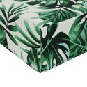 VidaXL Poduszka do sofy na zewnątrz 3 pcs Wzór liścia Poliester