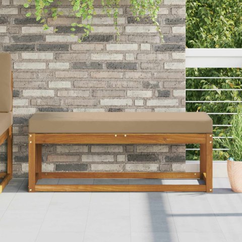 VidaXL Poduszka siedzeniowa na zewnątrz Ciemnoszary 111,5 x 40 x 8 cm