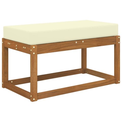 VidaXL Poduszka siedzeniowa na zewnątrz Kremowy 80 x 40 x 8 cm