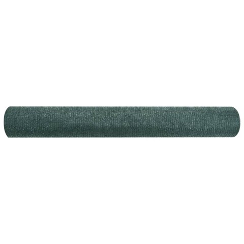 VidaXL Siatka cieniująca, zielona, 1,2x10 m, HDPE, 75 g/m²