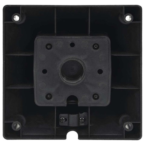 VidaXL Kolumna zasilająca z lampą i kołkiem, 2 gniazda, 16x16x39,5 cm