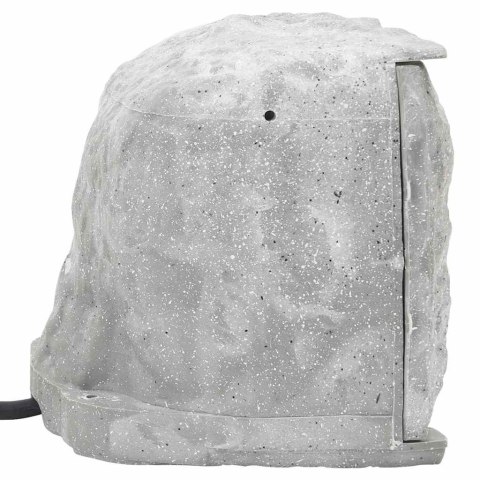 VidaXL Rozgałęźnik ogrodowy z kołkiem, 4 gniazda, imitacja kamienia