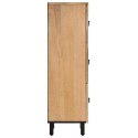 WYSOKA KOMODA Z DREWNA MANGO RĘCZNIE RZEŹBIONA RETRO 40X33X110CM SZAFKA LOFT