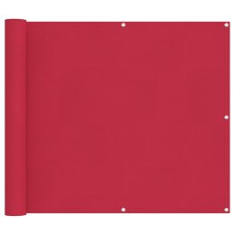 VidaXL Ekran balkonowy bordowy 100 x 300 cm Materiał Oxford