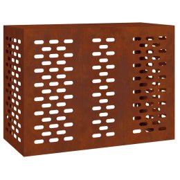 VidaXL Pokrywa do klimatyzatora Rdzawy 110 x 50 x 80 cm