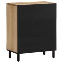 SZAFKA Z LITEGO DREWNA MANGO RĘCZNIE RZEŹBIONA RETRO KOMODA 60X33X75CM LOFT