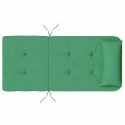 VidaXL Poduszki na krzesła Gładki 2 pcs Zielony 58 x 77 x 4,5 cm