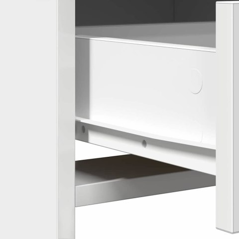 TOALETKA BIAŁA 78,5X41X135CM MATERIAŁ DREWNOPOCHODNY