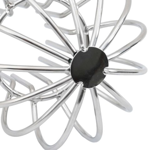 VidaXL Osłona na liście rynny 2 pcs Srebrny 110 mm Stal nierdzewna