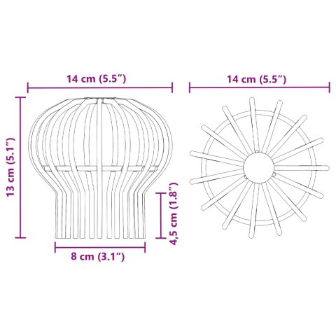 VidaXL Osłona na liście rynny 2 pcs Srebrny 110 mm Stal nierdzewna