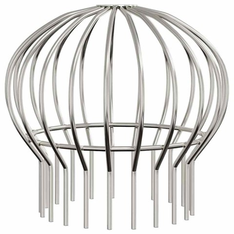 VidaXL Osłona na liście rynny 2 pcs Srebrny 160 mm Stal nierdzewna