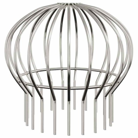 VidaXL Osłona na liście rynny 2 pcs Srebrny 160 mm Stal nierdzewna