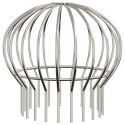 VidaXL Osłona na liście rynny 2 pcs Srebrny 200 mm Stal nierdzewna