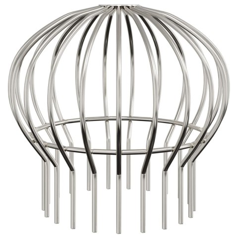 VidaXL Osłona na liście rynny 2 pcs Srebrny 200 mm Stal nierdzewna