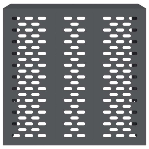 VidaXL Pokrywa do klimatyzatora Antracyt 110 x 50 x 105 cm Stal