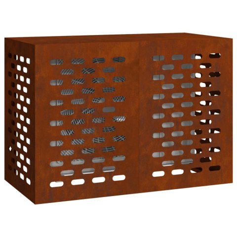 VidaXL Pokrywa do klimatyzatora Rdzawy 100 x 50 x 70 cm