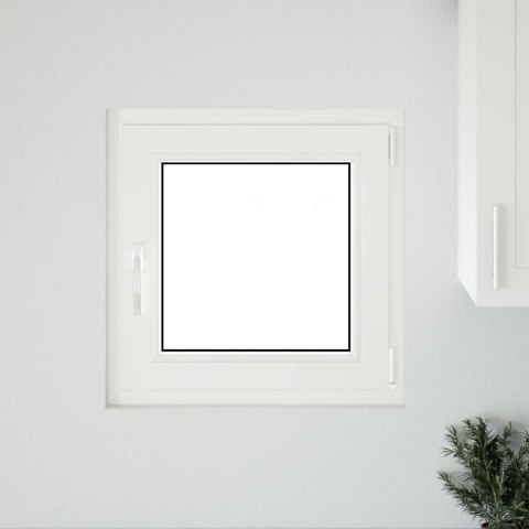 Okno piwniczne RISOR Antracyt 60 x 60 cm PVC i szkło