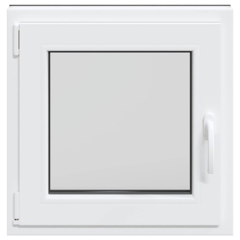 Okno piwniczne RISOR Antracyt 60 x 60 cm PVC i szkło