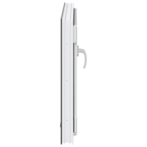 Okno piwniczne RISOR Antracyt 80 x 50 cm PVC i szkło