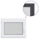 Okno piwniczne RISOR Antracyt 80 x 50 cm PVC i szkło