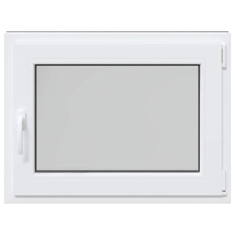 Okno piwniczne RISOR Antracyt 80 x 60 cm PVC i szkło