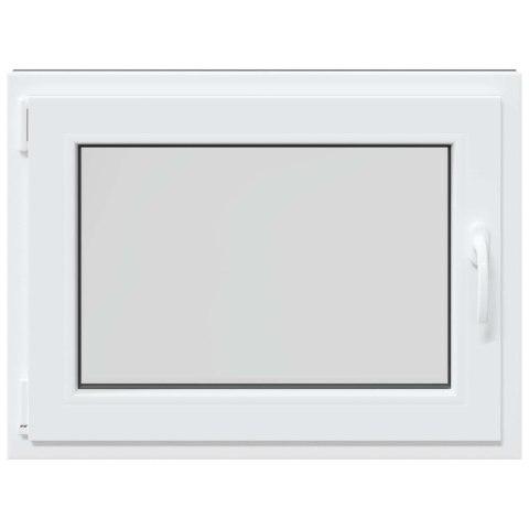 Okno piwniczne RISOR Antracyt 80 x 70 cm PVC i szkło
