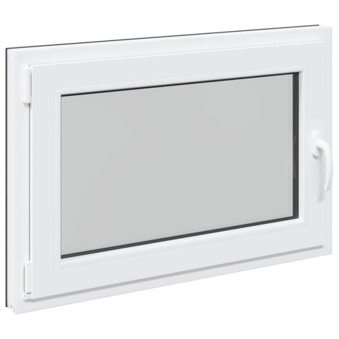 Okno piwniczne RISOR Antracyt 90 x 60 cm PVC i szkło