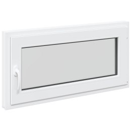 Okno piwniczne RISOR Biały 100 x 50 cm PVC i szkło