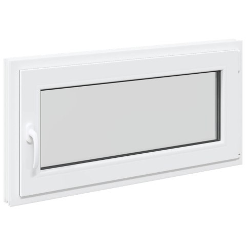 Okno piwniczne RISOR Biały 100 x 50 cm PVC i szkło