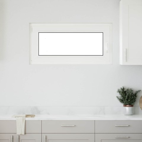 Okno piwniczne RISOR Biały 100 x 50 cm PVC i szkło