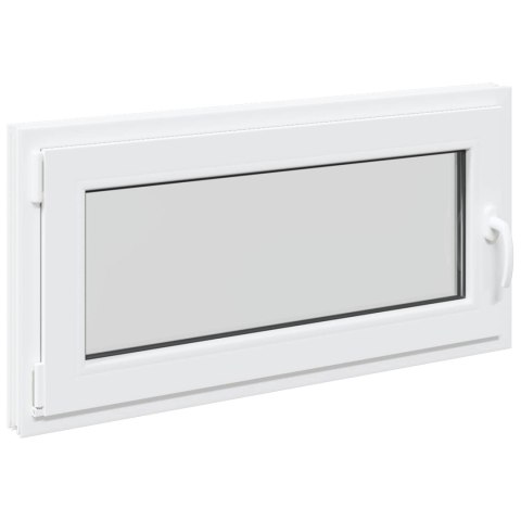 Okno piwniczne RISOR Biały 100 x 50 cm PVC i szkło