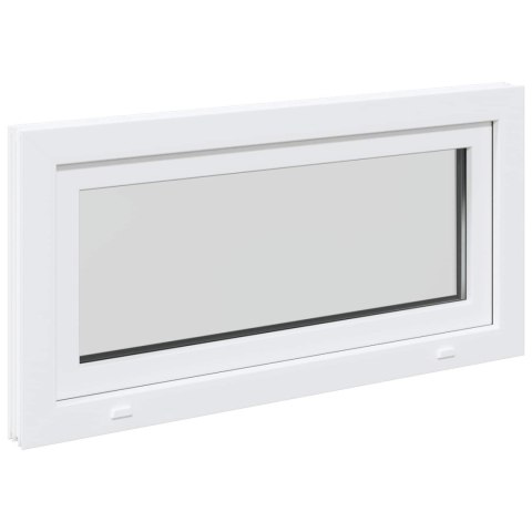 Okno piwniczne RISOR Biały 100 x 50 cm PVC i szkło