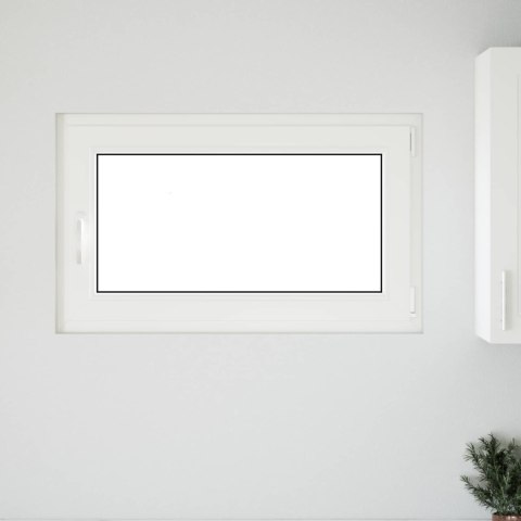Okno piwniczne RISOR Biały 100 x 60 cm PVC i szkło