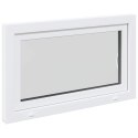 Okno piwniczne RISOR Biały 100 x 60 cm PVC i szkło