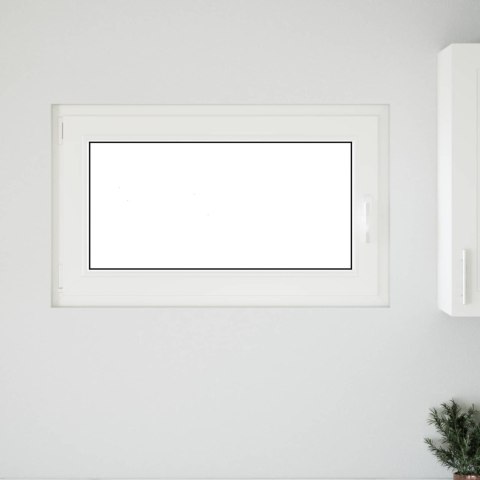 Okno piwniczne RISOR Biały 100 x 60 cm PVC i szkło