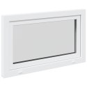 Okno piwniczne RISOR Biały 100 x 60 cm PVC i szkło