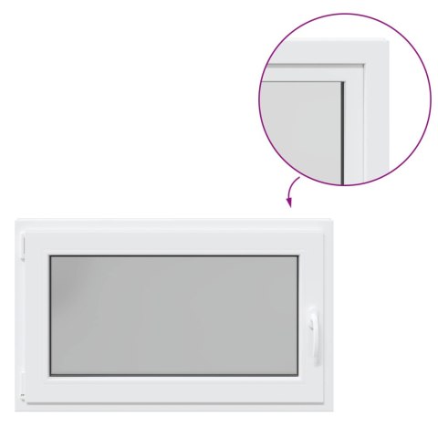 Okno piwniczne RISOR Biały 100 x 60 cm PVC i szkło