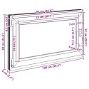 Okno piwniczne RISOR Biały 100 x 60 cm PVC i szkło